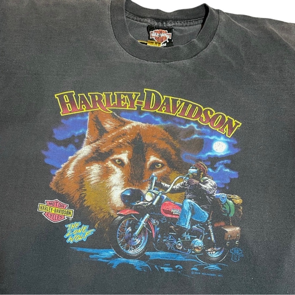 Rare Vintage 1989 Harley Davidson Tee - Picture 2 of 6